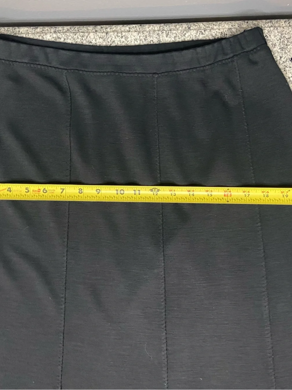 EILEEN FISHER Womens Long Black Trumpet Skirt Italian Wool Blend Flare Maxi L - Picture 12 of 15